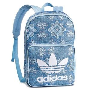 Adidas Basic Backpack book school bag new blue Tapestry Women’s Girls